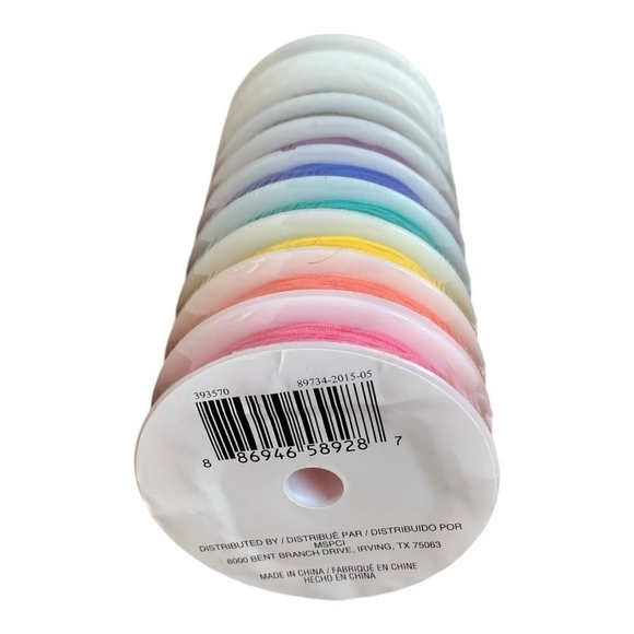 NWT Bead Landing CORDING Set of 10 Multicolored 1.5 mm Nylon Cord for Crafts - Picture 2 of 3